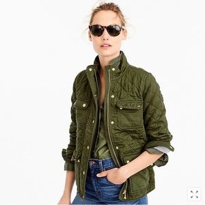 Jcrew Quilted Downtown Field Jacket